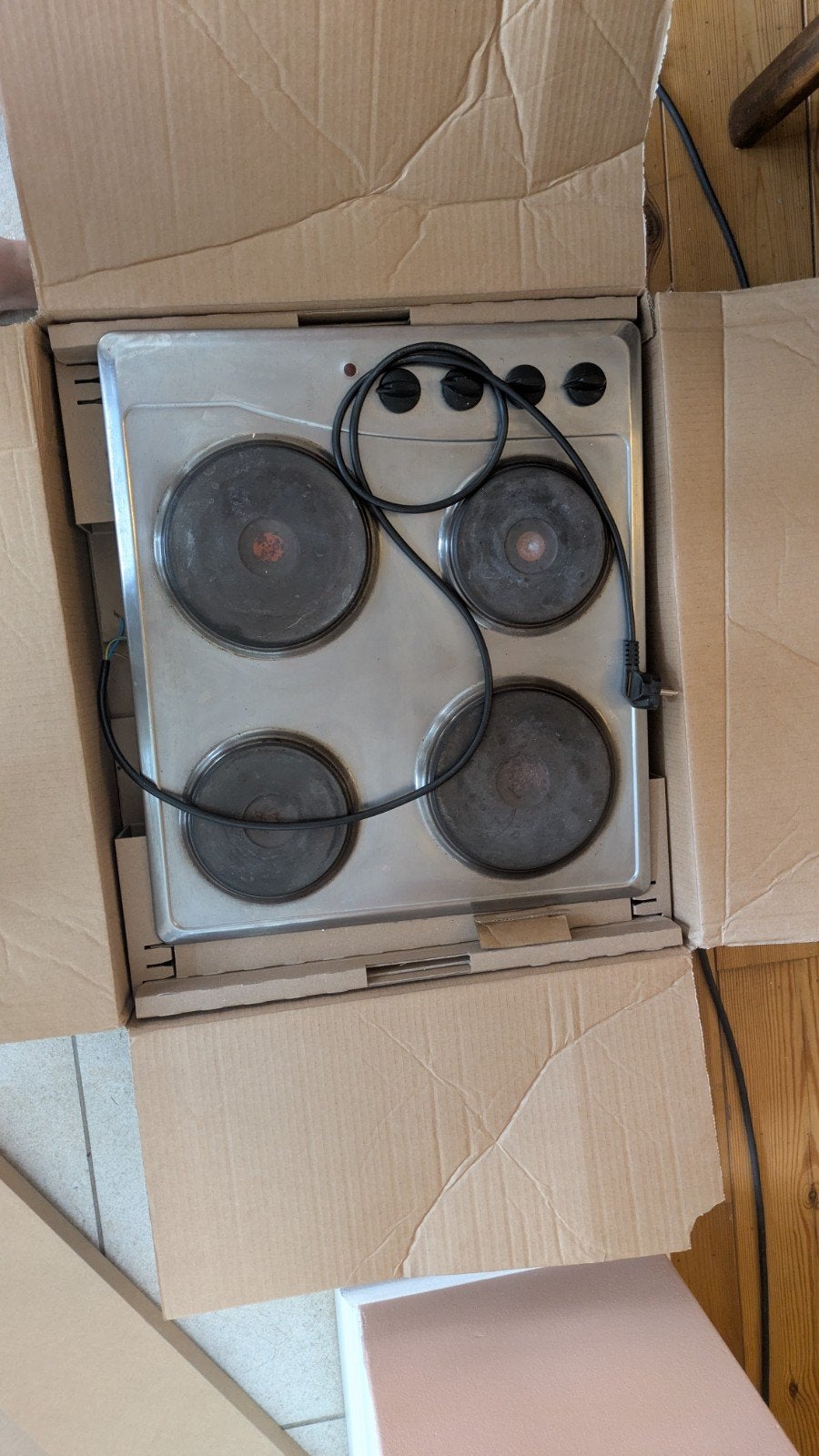 taque de cuisson, Enlèvement