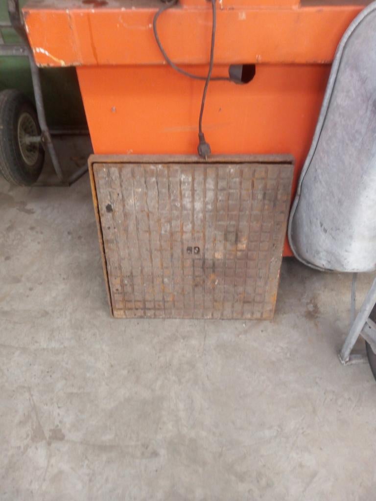 Gietijzer putdeksel 60 bij 60 cm, Ophalen of Verzenden