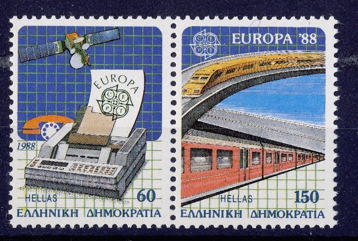 Grèce 1988 - CEPT n 1685 - 1686 A **, Timbres & Monnaies, Envoi, Grèce, Non oblitéré
