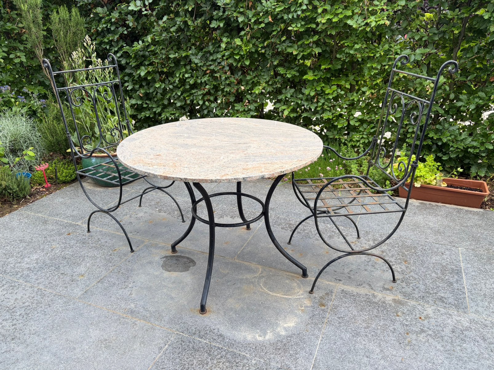 Ensemble jardin, Jardin & Terrasse, Chaise, Utilisé, Autres matériaux, Sets de jardin