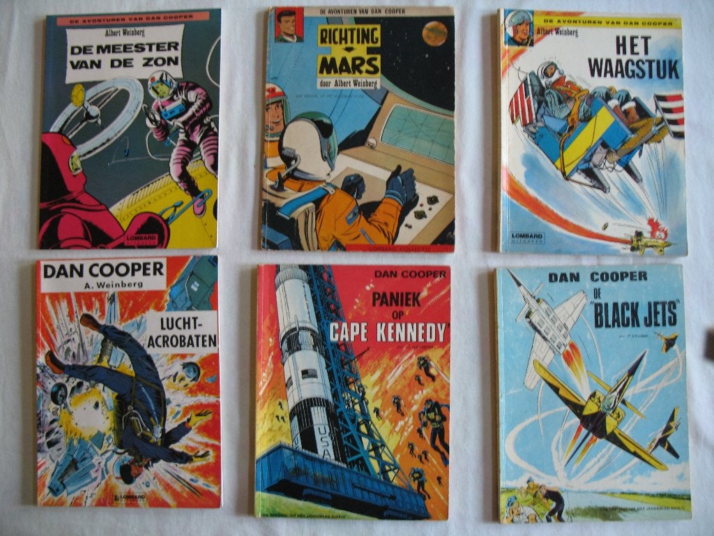 Dan Cooper, A Weinberg, 20 stuks, Meerdere stripboeken, Ophalen of Verzenden, Zo goed als nieuw