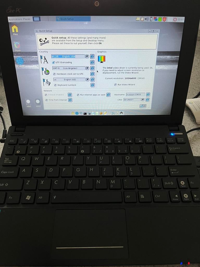 EEEPC 4e generatie, als nieuw, Computers en Software, Windows Laptops, Minder dan 4 GB, Qwerty, Minder dan 2 Ghz, 10 inch of minder