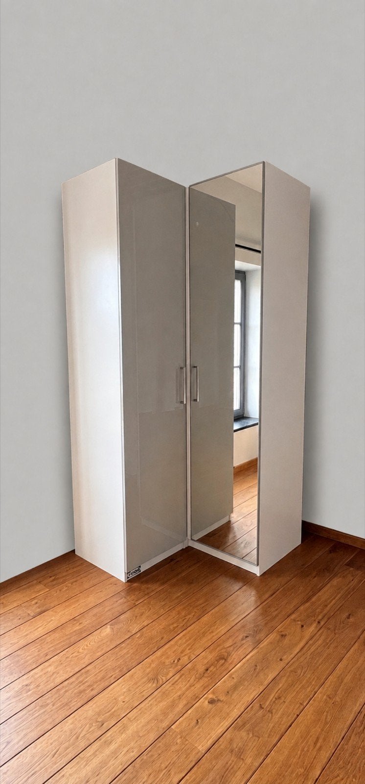 Module d’angle IKEA PAX 236 cm + porte miroir, Enlèvement, 25 à 50 cm, 50 à 100 cm, 200 cm ou plus