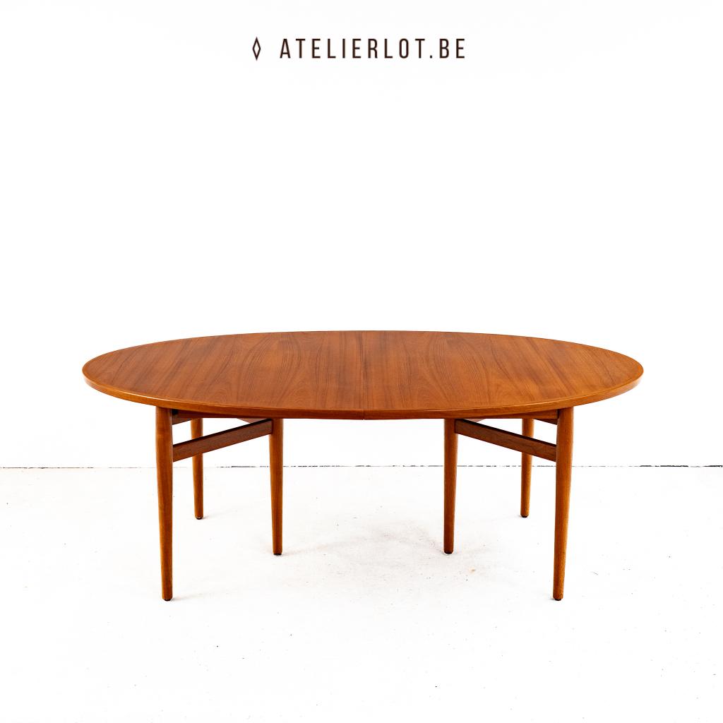 Arne Vodder - Model 227 ‘Executive’ Eettafel - Sibast Møbler, Huis en Inrichting, Tafels | Eettafels, Ophalen, 100 tot 150 cm