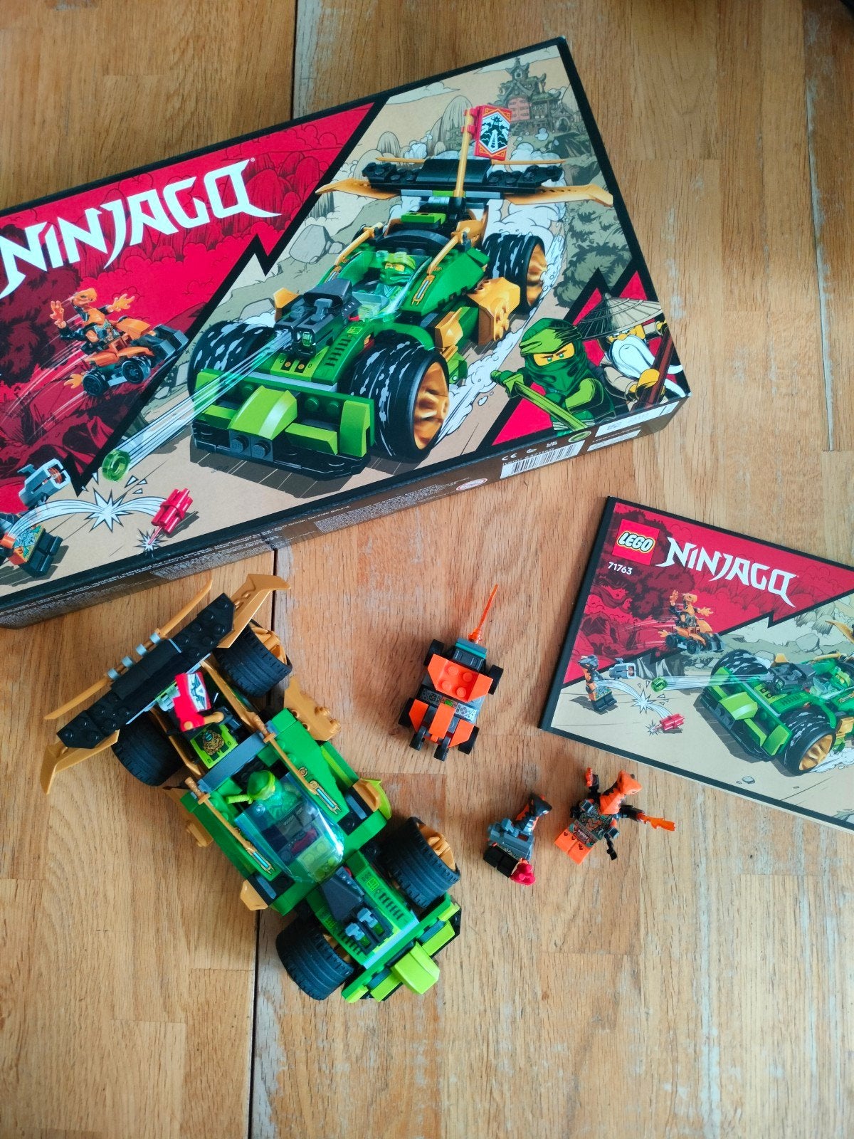 Lego Ninjago 71763 Lloyd's race car EVO, Lego, Ophalen of Verzenden, Zo goed als nieuw, Compleet