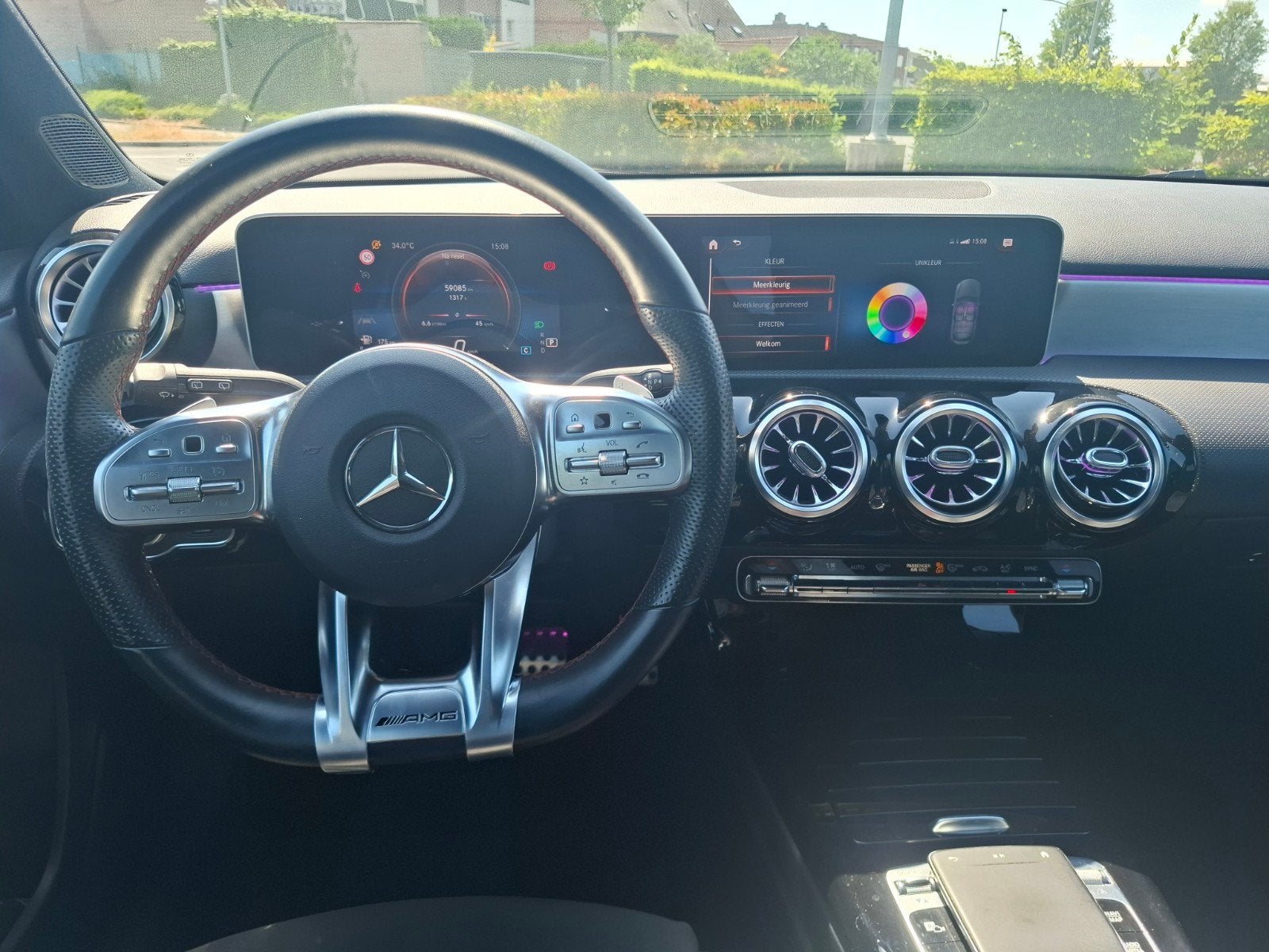 MB A200- A45 Pack- 163pk- Mercedes onderhoudsboekje, Auto's, Dealer onderhouden, Zwart, 120 kW, 5 zetels