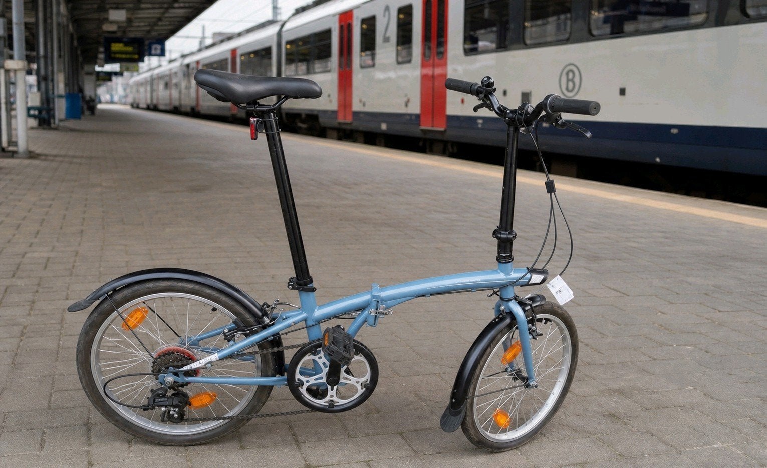 Vélo pliable 20" pratique et léger Tilt120, Vitesses, Frein sur jante, Comme neuf, Enlèvement