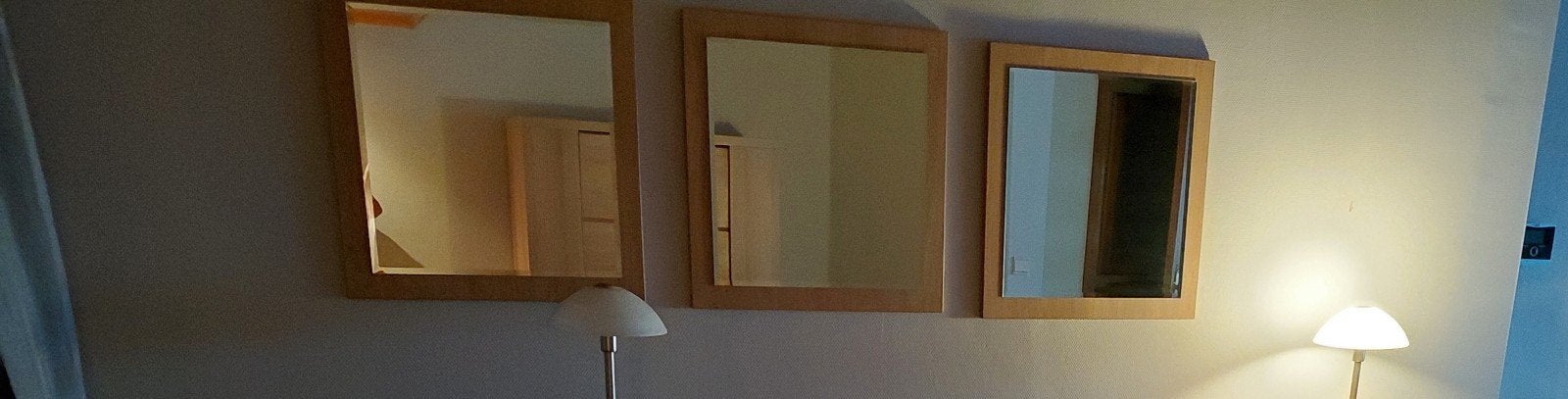3 spiegels, Huis en Inrichting, Kasten | Schoenenkasten, Ophalen