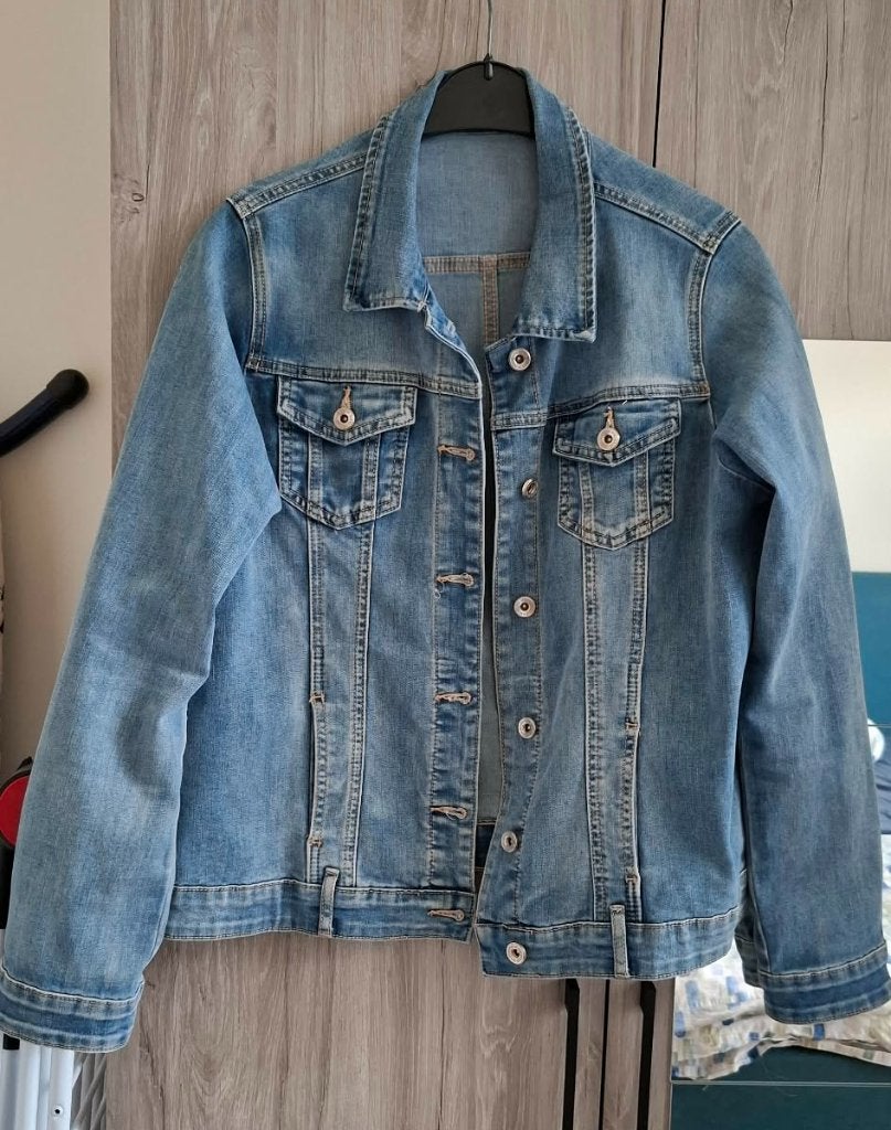 Veste en jean taille 42/44, Enlèvement ou Envoi, Taille 42/44 (L)