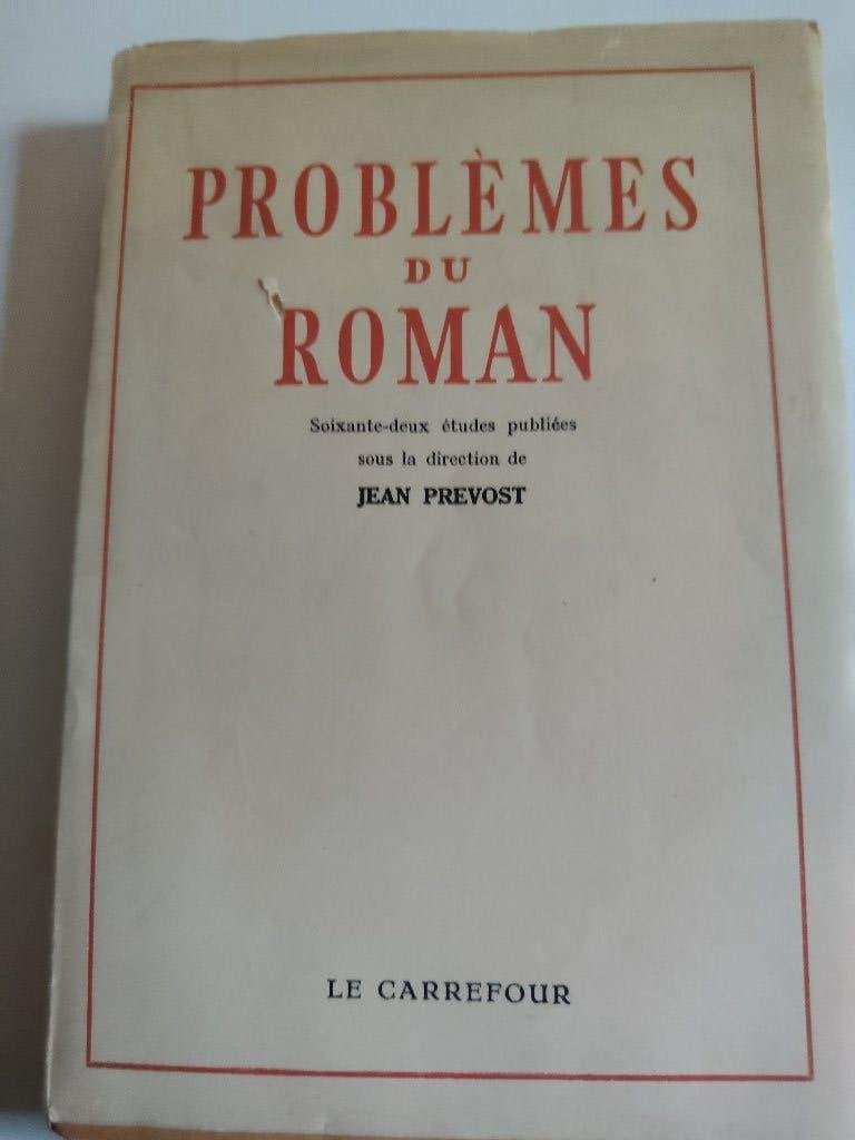 Problèmes du Roman. Sous la direction de J.Prevost., Enlèvement ou Envoi, Collectif. Simenon., Utilisé, Europe autre
