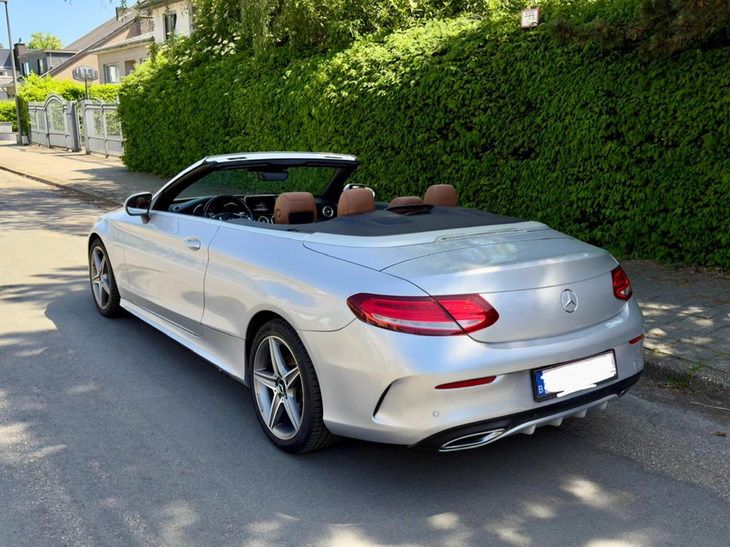 Mercedes C220d cabrio AMG pakket full optie, Auto's, Particulier, Te koop, 360° camera