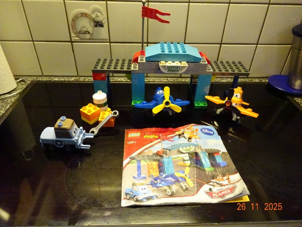 LEGO DUPLO Planes Skippers Vliegschool - 10511, Ophalen of Verzenden, Duplo