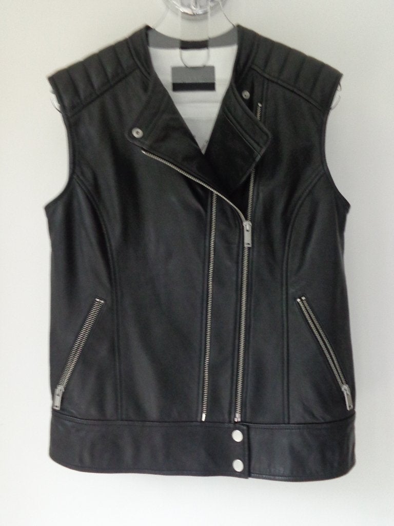 IKKS Veste perfecto cuir sans manches Taille S - Etat nickel, Vêtements | Femmes, Taille 36 (S), Comme neuf, Manteau, Noir