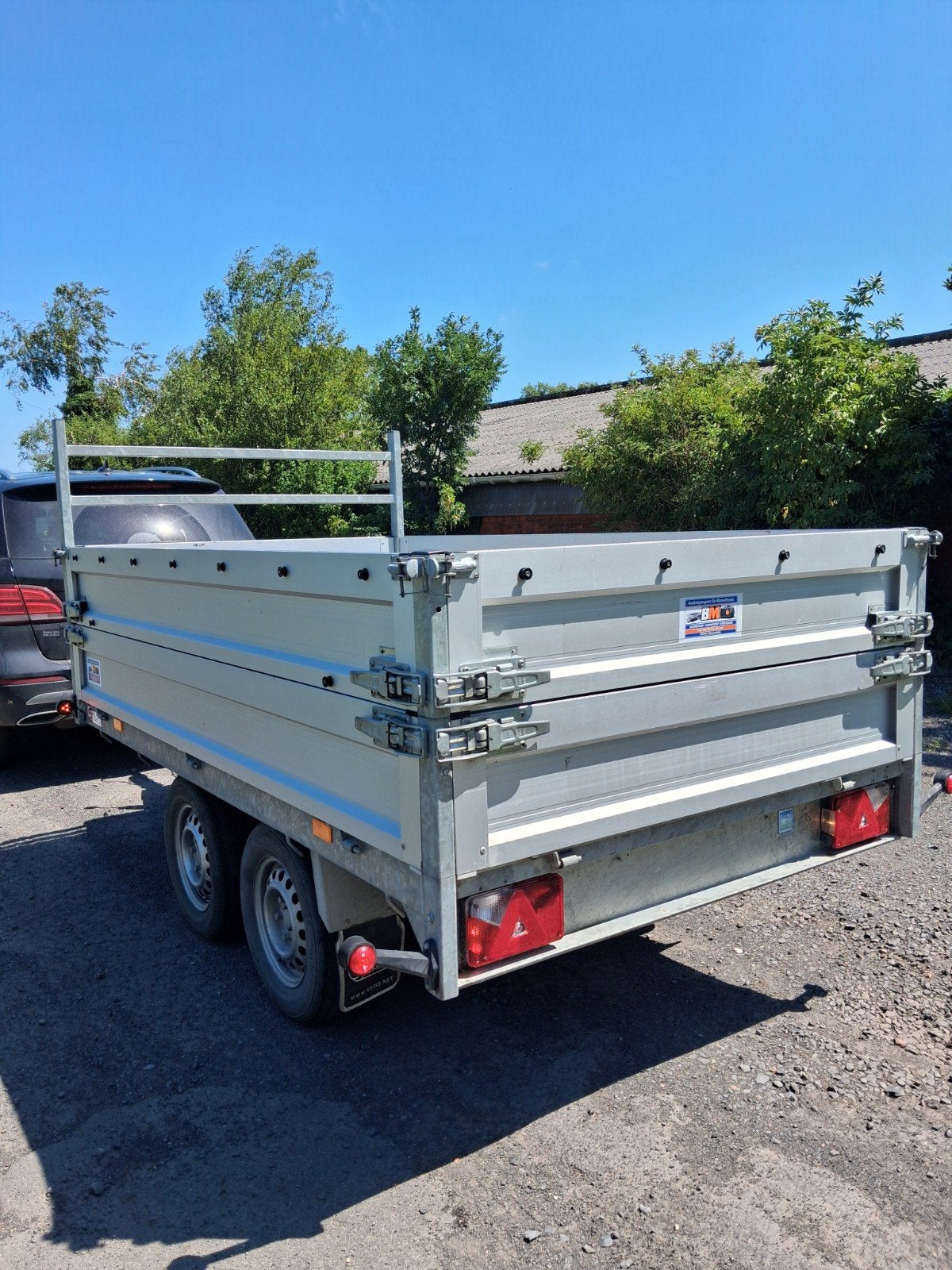 Electrische kipper SARIS 2ton 2m76 x 1m55 zo goed als nieuw!, Ophalen, Zo goed als nieuw