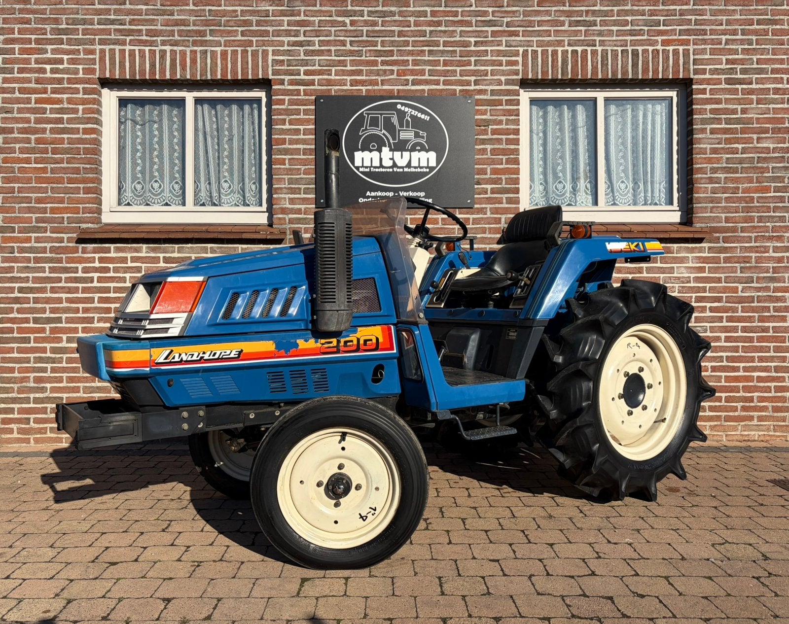 Minitractor Iseki Landhope 200 - 3cilinder - 2wd - TOPSTAAT!, Tuin en Terras, Ophalen of Verzenden