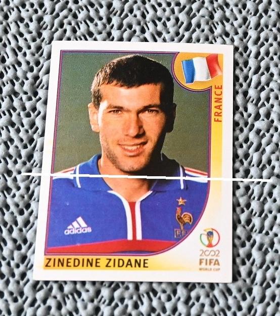 Panini WK 2002 Korea Japan / Zinedine Zidane / France, Verzamelen, Verzenden, Zo goed als nieuw, Poster, Plaatje of Sticker