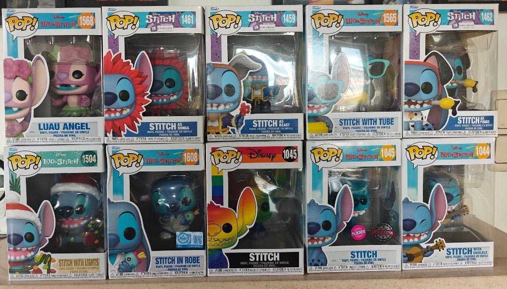 Stitch funko pops, Ophalen, Zo goed als nieuw