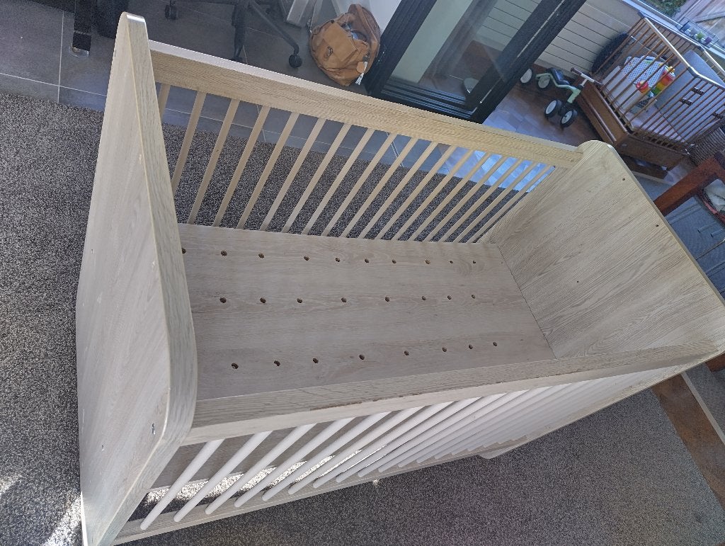 Kinderbedje, Kinderen en Baby's, Ophalen, Gebruikt, Minder dan 140 cm, Minder dan 70 cm