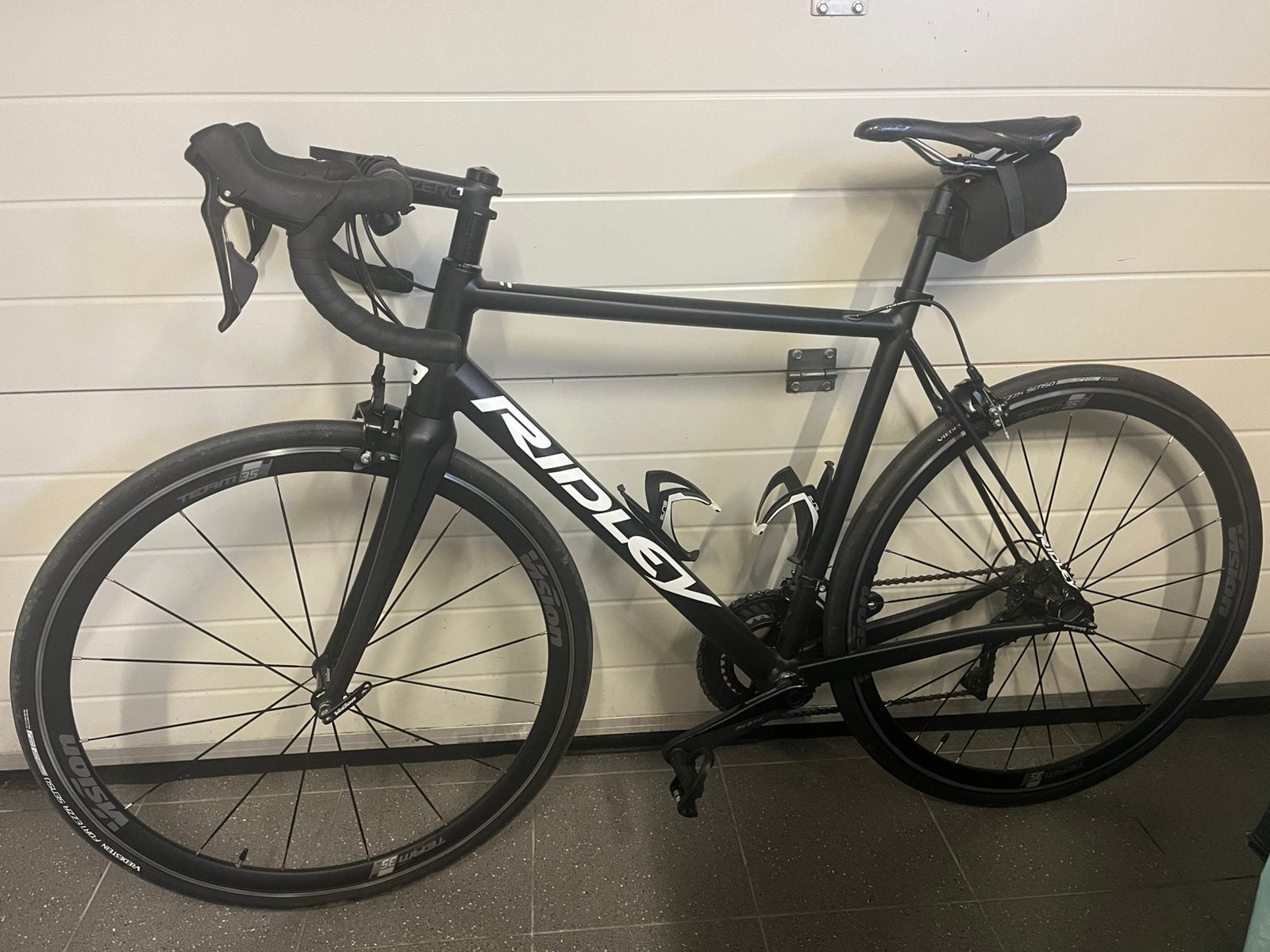 Koersfiets Ridley mat zwart, Autres marques, Aluminium, Comme neuf, Enlèvement
