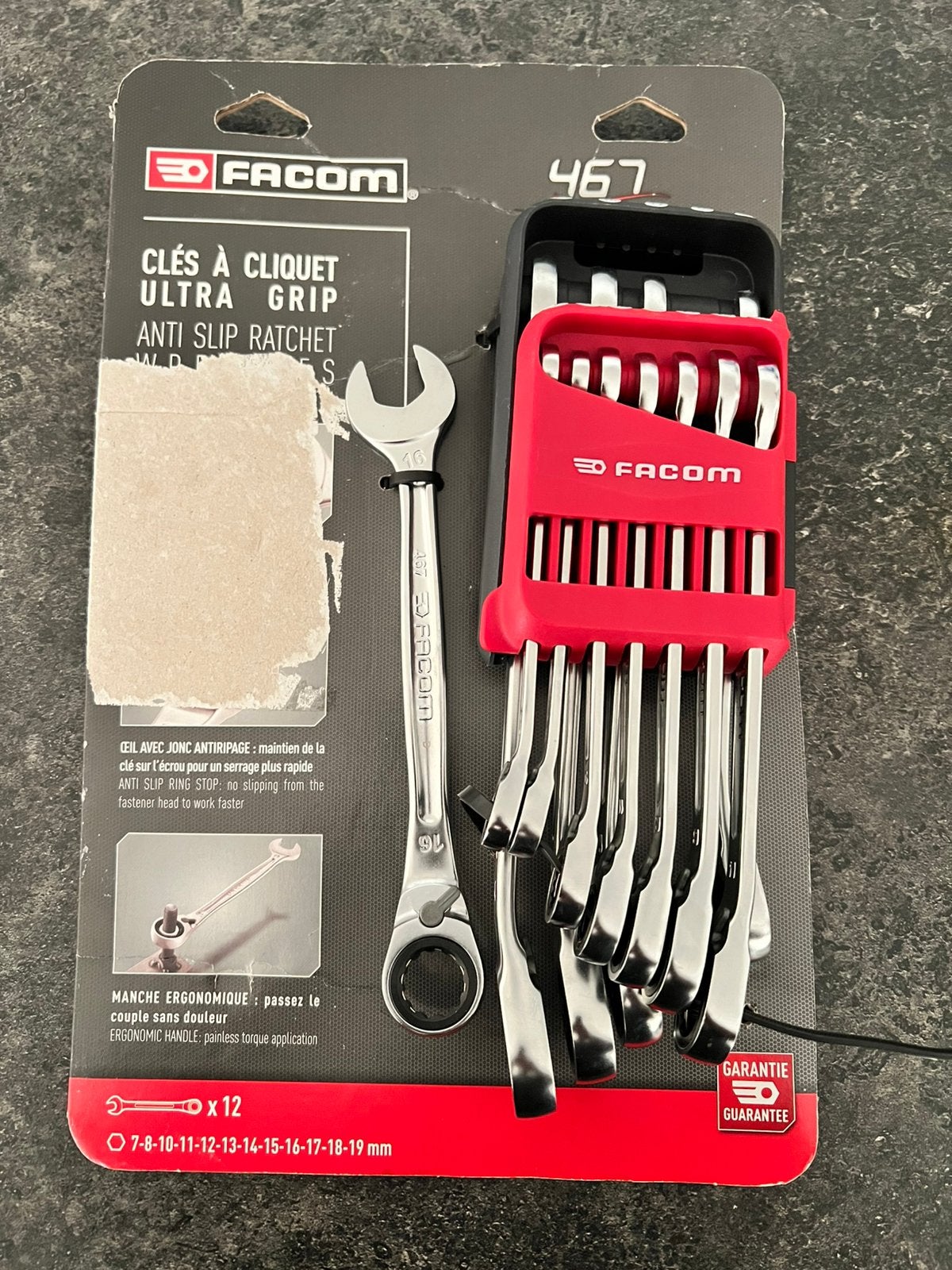 Facom 467 steeksleutelset – Nieuw, nooit gebruikt, Ophalen, Zo goed als nieuw, Facom