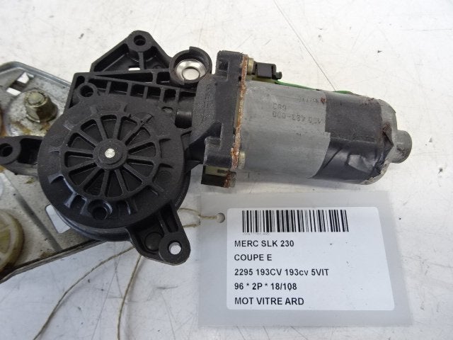 MOTOR RAAMMECHANIEK RECHTS ACHTER SLK (R170) (0130821630), Auto-onderdelen, Gebruikt, Achter, Mercedes-Benz