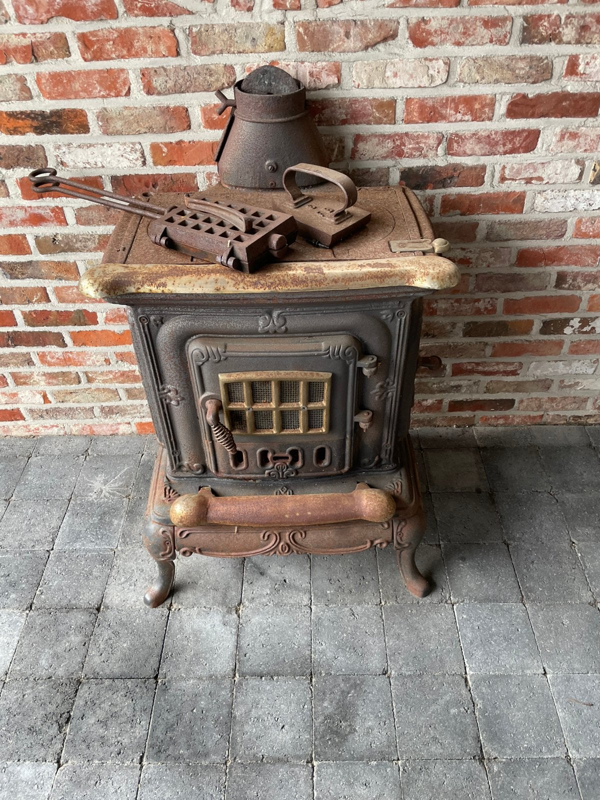 Kachel, Ophalen, Gebruikt, Overige brandstoffen, Vrijstaand