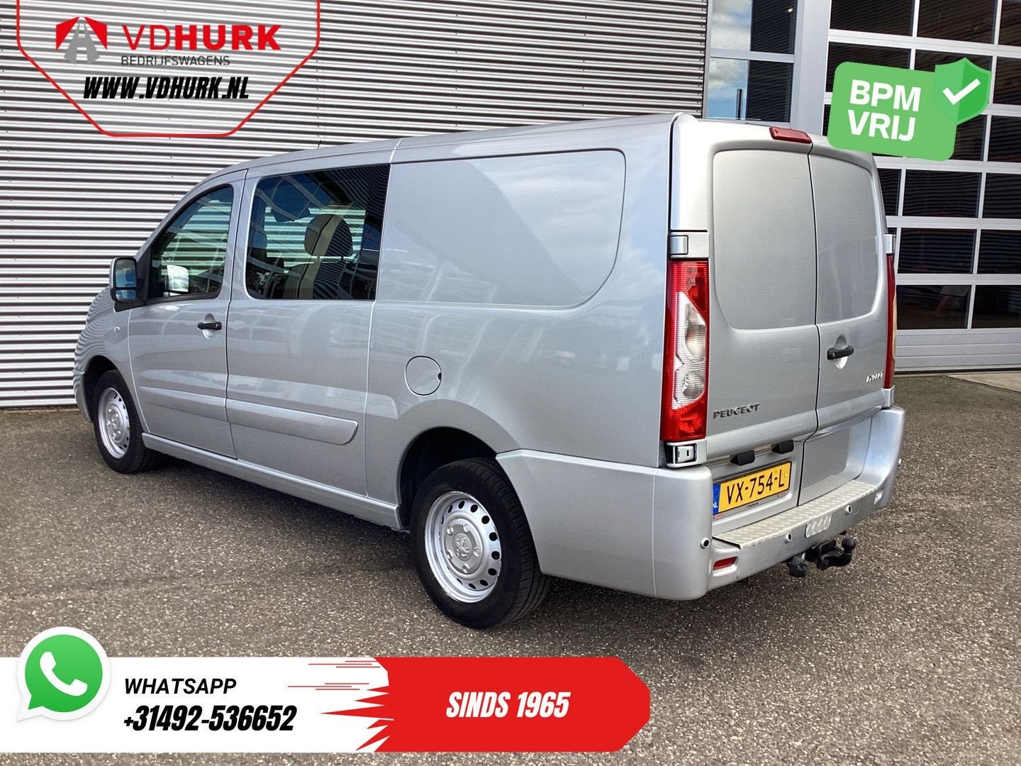 Peugeot Expert 2.0 HDI 130 pk L2 Dubbel Cabine DC EXPORT Air, Auto's, Bedrijf, 183 g/km, Parkeersensor, Te koop