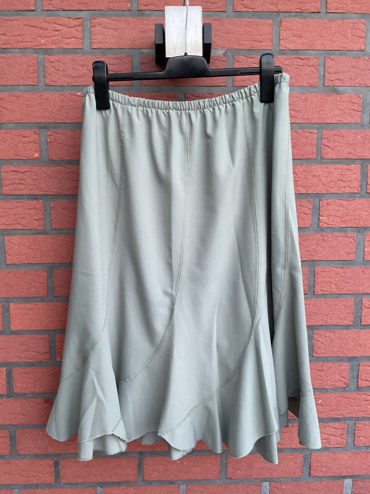 Groene damesrok met elastische taille, Kleding | Dames, Rokken, Maat 46/48 (XL) of groter, Ophalen of Verzenden, Zo goed als nieuw