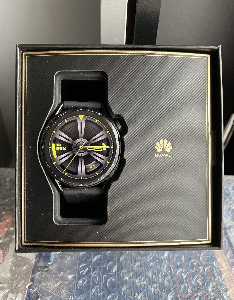Montre Huawei GT 3 46 mm, Ophalen, Zwart, IOS, Zo goed als nieuw