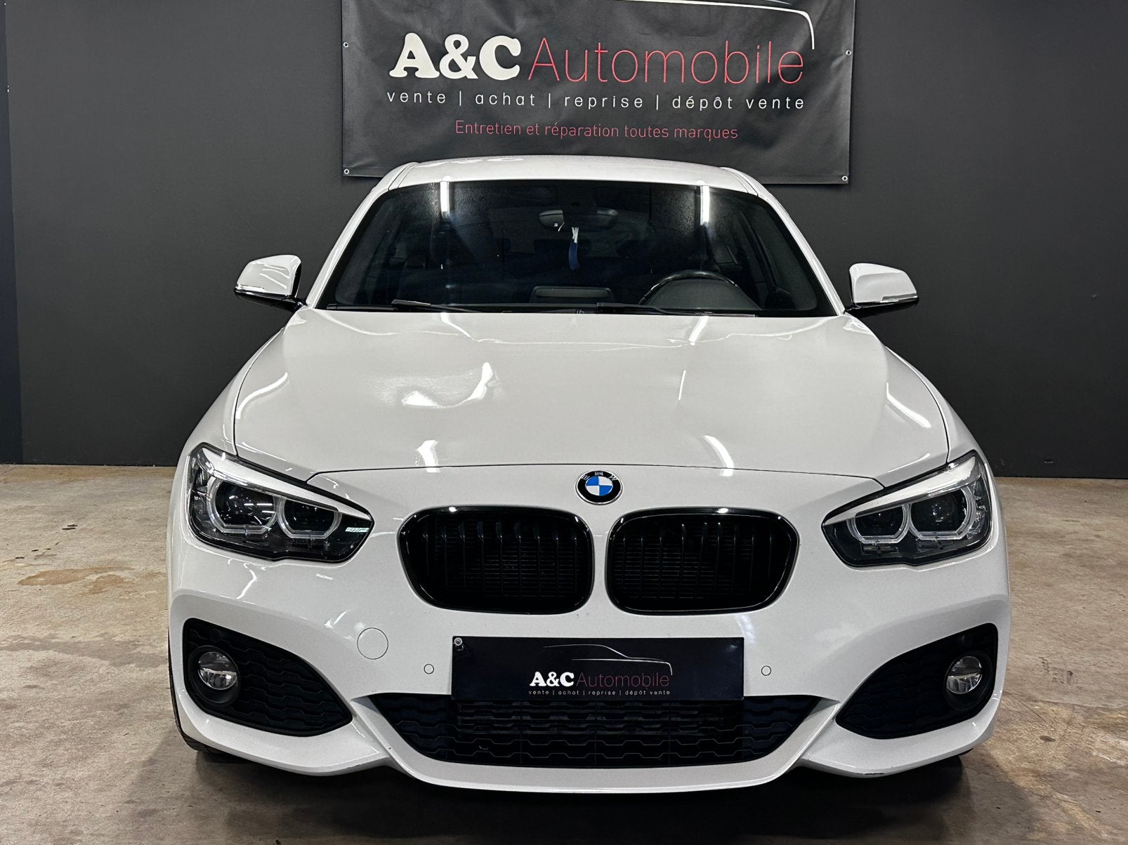Bmw 116i Pack M, Auto's, BMW, 4 zetels, Alcantara, Wit, Bedrijf
