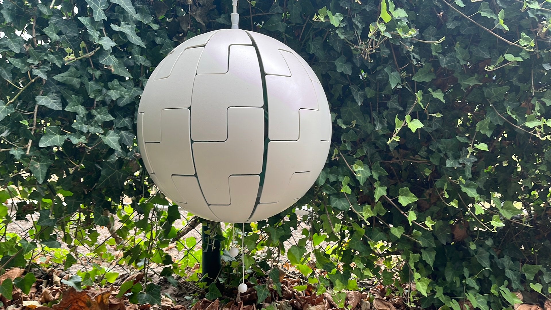 Lampe suspendue blanche et verte IKEA PS 2014, Enlèvement ou Envoi, Utilisé, Synthétique