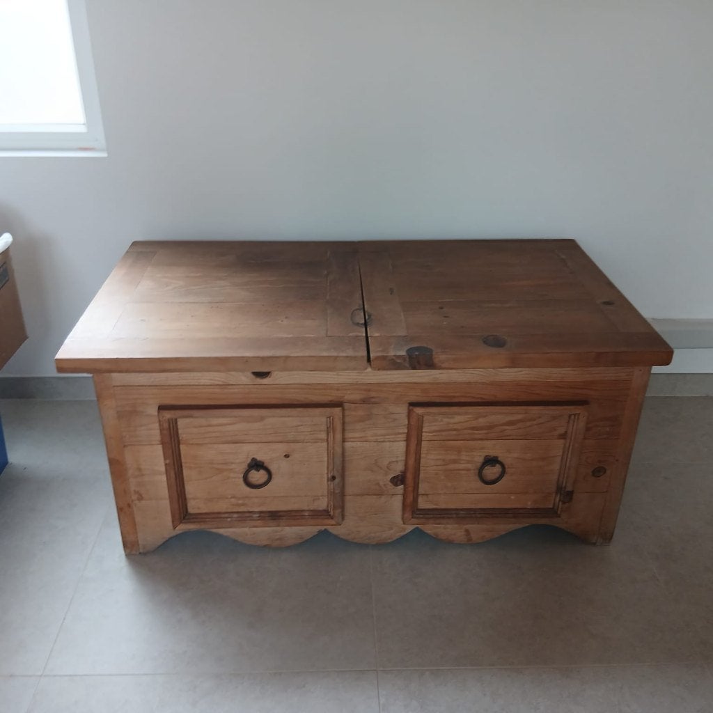 Houten opbergkist, Ophalen, Gebruikt, 100 tot 150 cm, 5 – 50