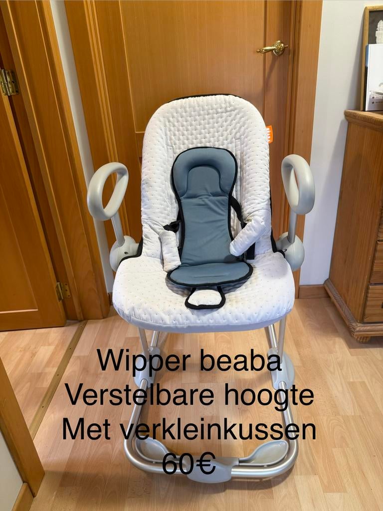 Wipper beaba verstelbaar in hoogte, Verstelbaar, Wipstoel, Zo goed als nieuw, Ophalen