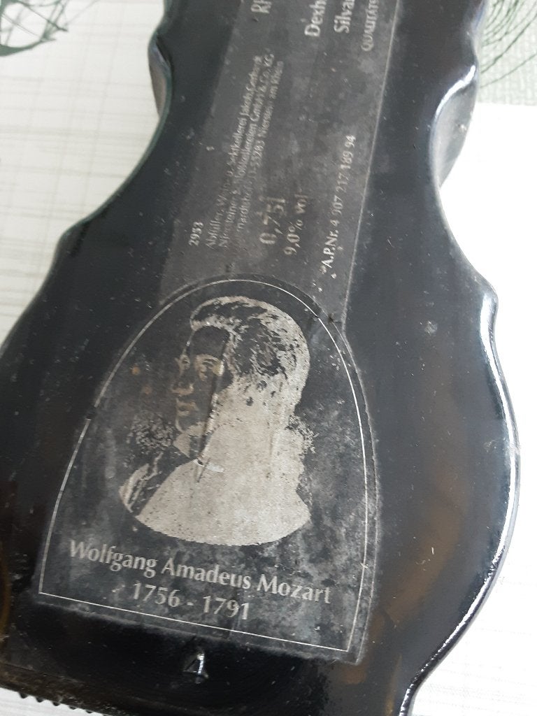 Vintage Mozart vioolfles 1993, Verzamelen, Ophalen, Overige gebieden, Overige typen, Nieuw