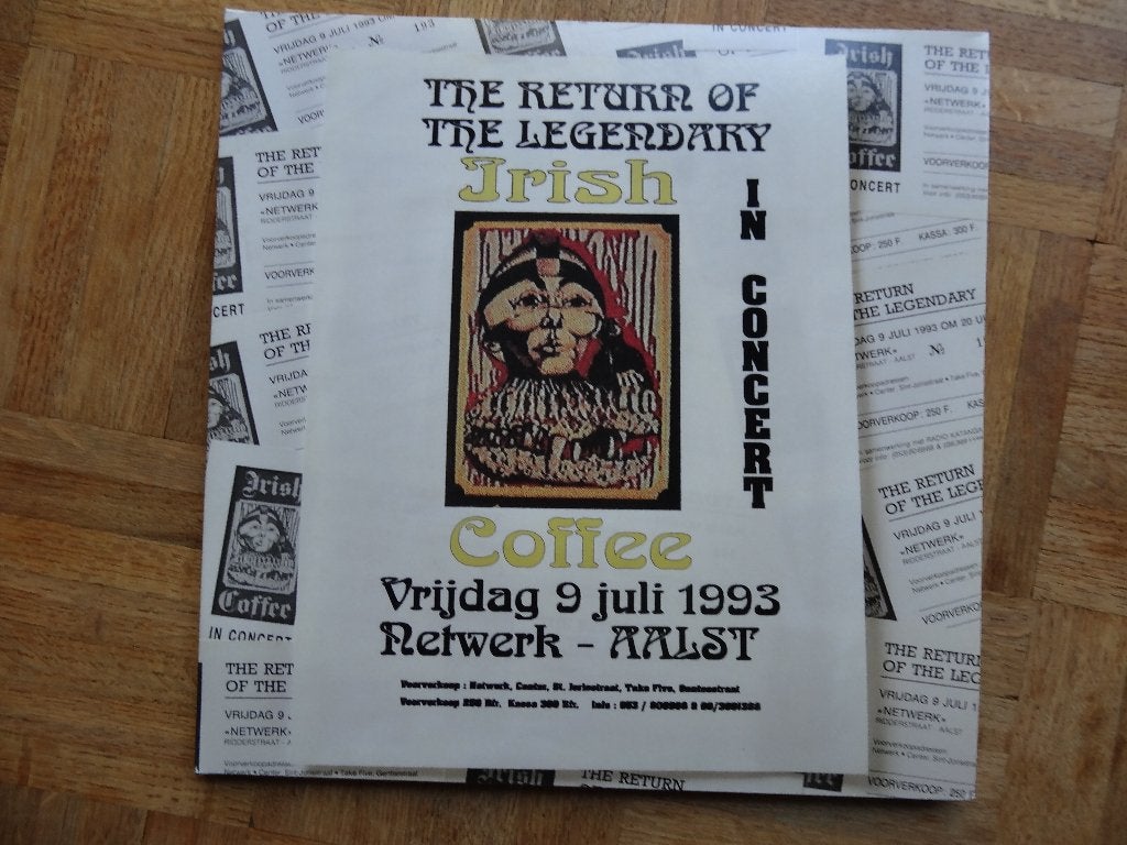 Irish Coffee, CD & DVD, Vinyles | Rock, Comme neuf, Rock and Roll, 1990 - 1999, 12 pouces, Enlèvement ou Envoi