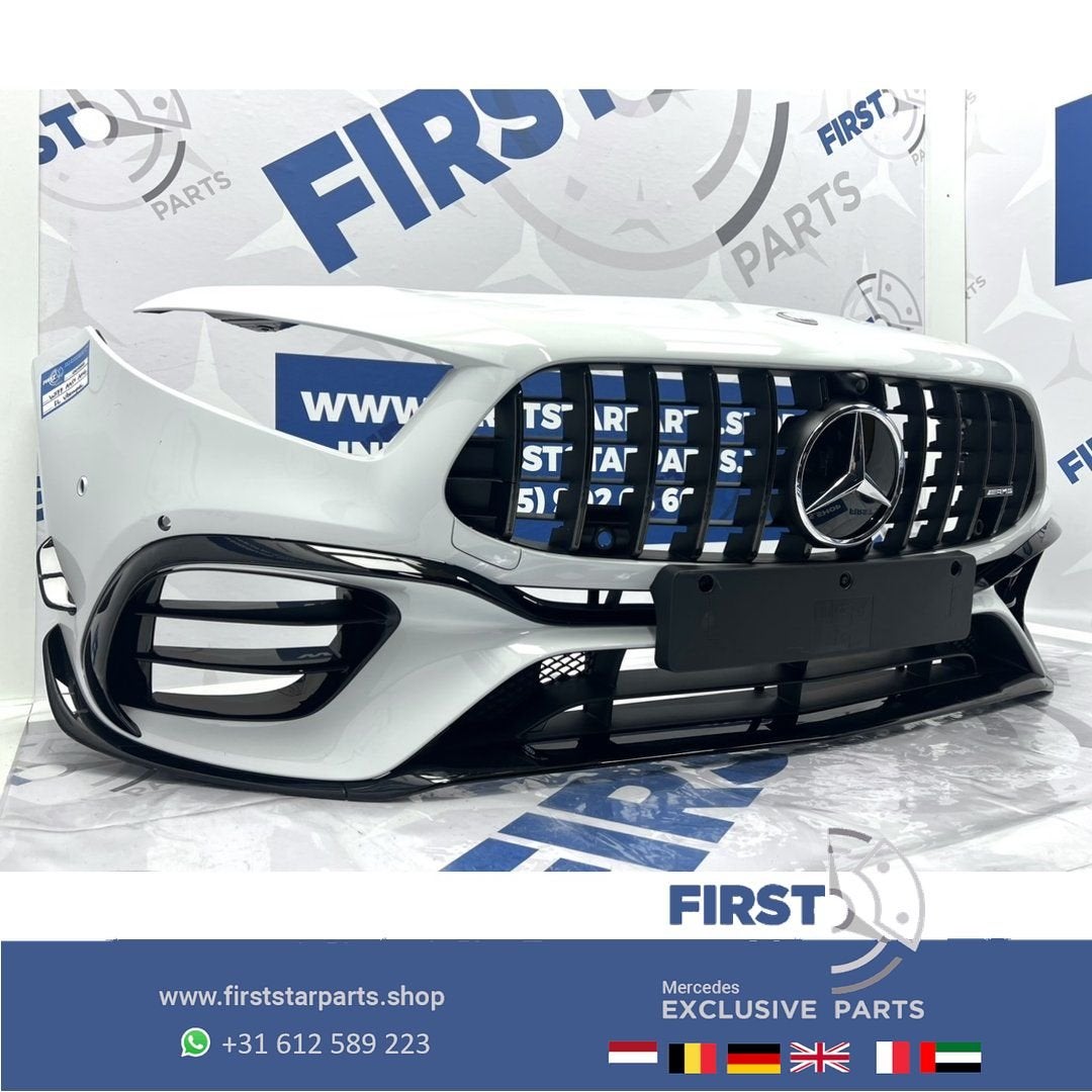 W177 BUMPER FACELIFT A45 VOORBUMPER A KLASSE 2024 A45S AERO, Gebruikt, -, Voor, Ophalen of Verzenden