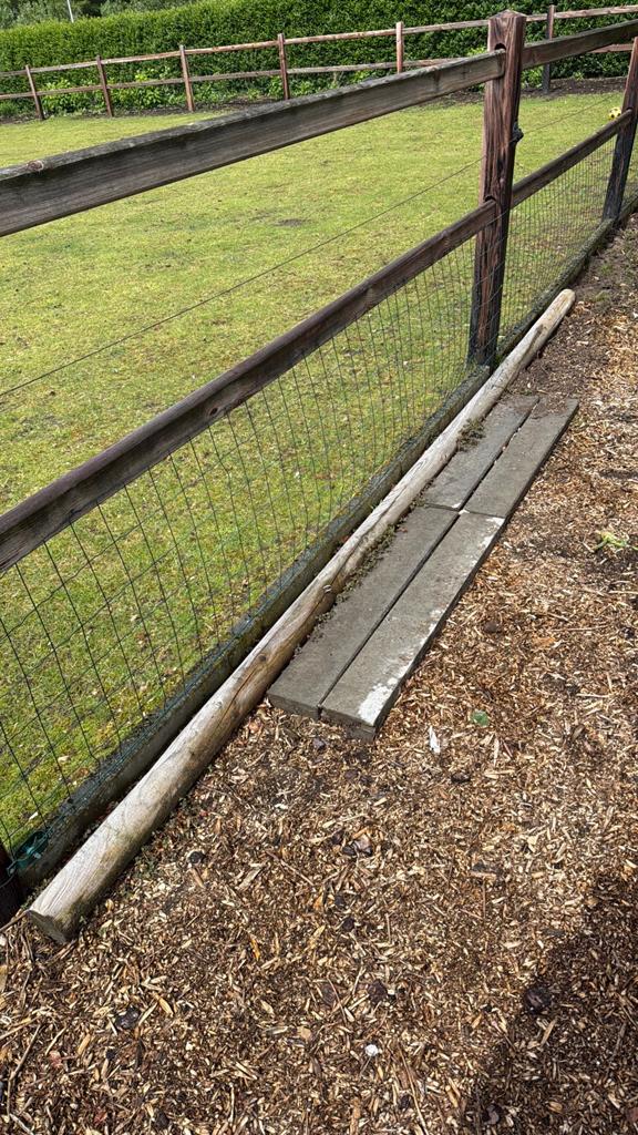Houten paal 400 diameter 10, Enlèvement, Comme neuf, 250 cm ou plus, Poteaux