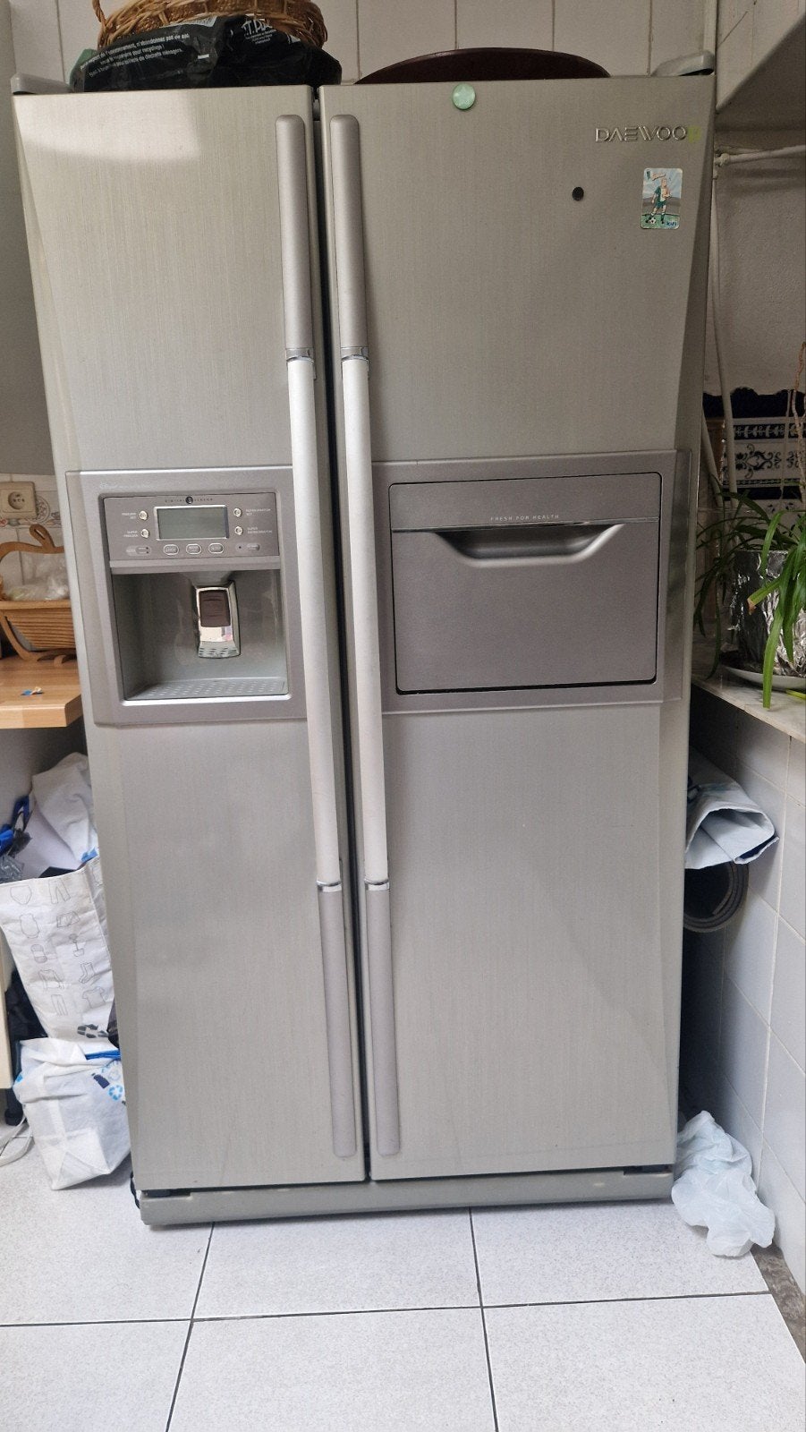 frigo américain Daewoo, Enlèvement, 60 cm ou plus, 160 cm ou plus