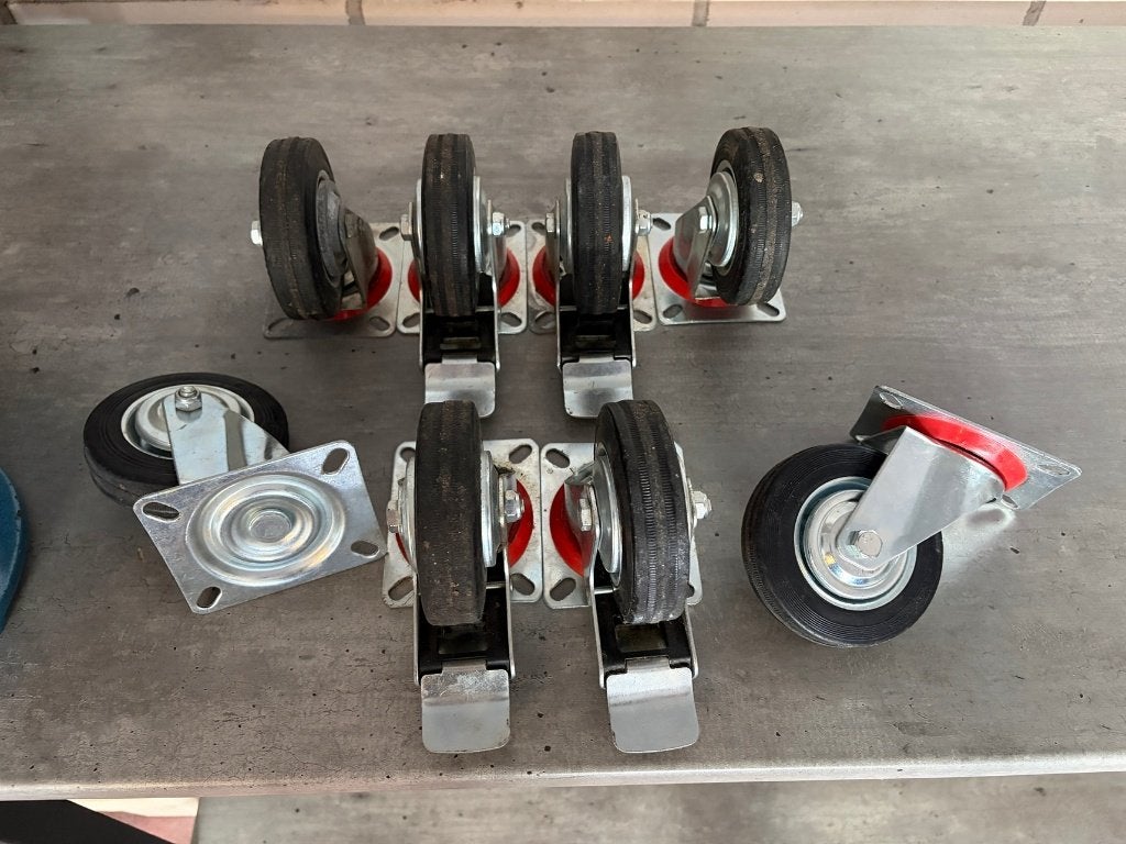 Roues pivotantes - Frein inclus - 75 mm, Bricolage & Construction, Roues & Roulettes pivotantes, Enlèvement, Utilisé