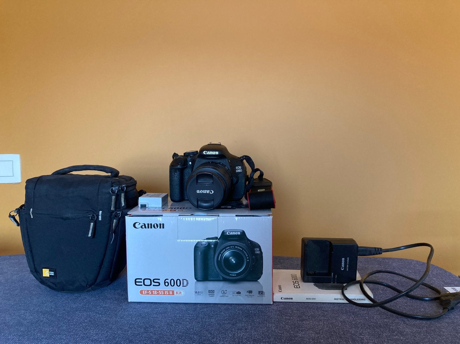 Canon EOS 600D inclusief draagtas, Ophalen, Gebruikt, Spiegelreflex, Canon