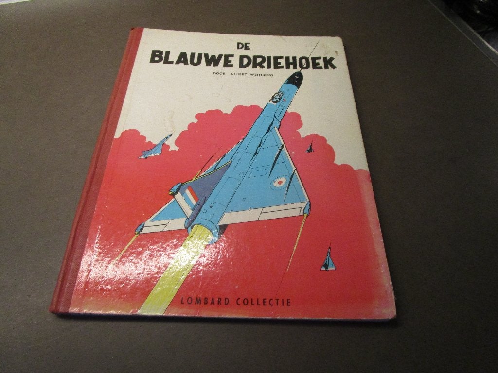 Dan Cooper - De blauwe driehoek - 1e druk - 1957, Boeken, Stripverhalen, Gelezen, Eén stripboek, Ophalen of Verzenden