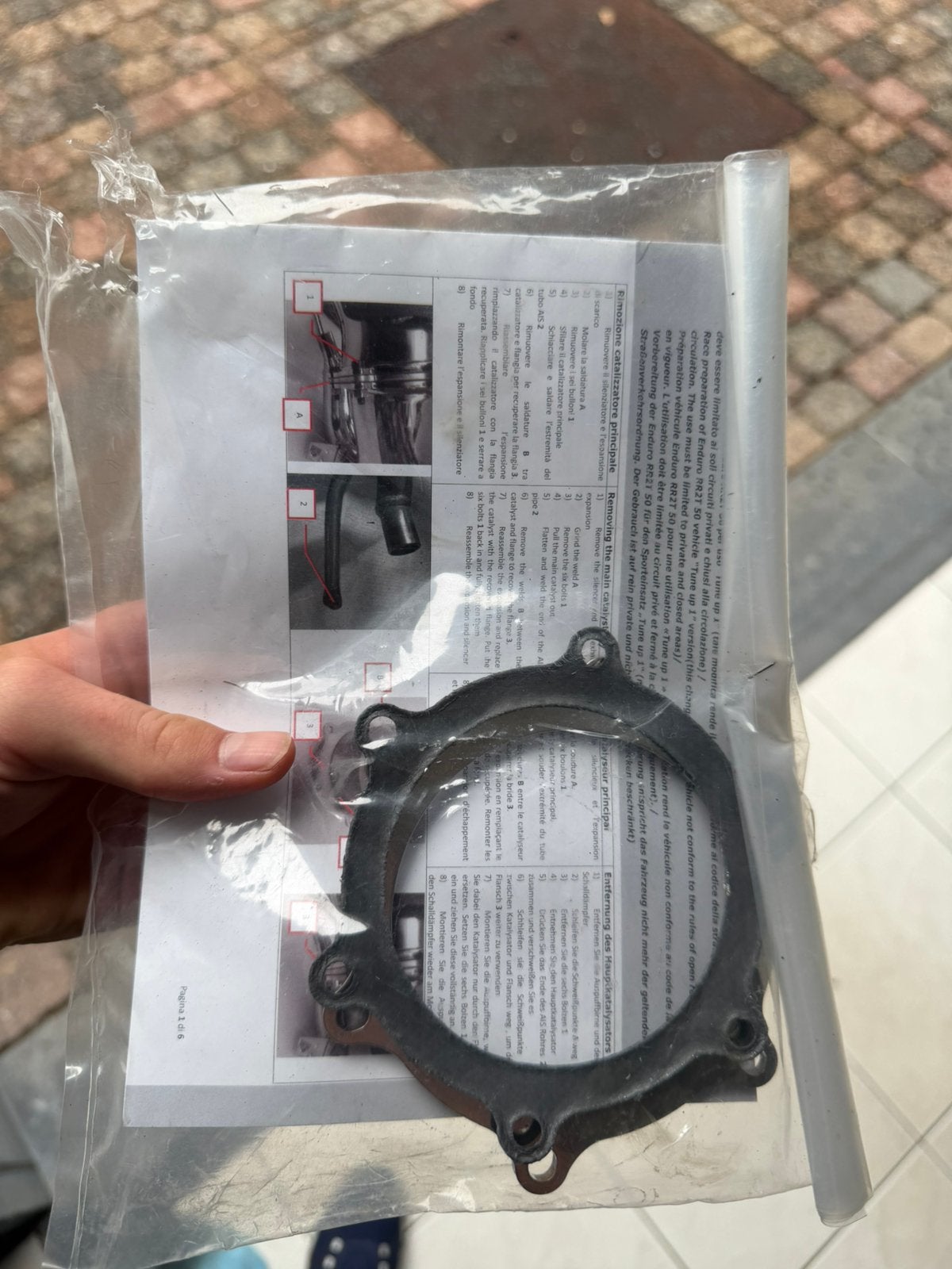 Tunings kit voor de beta rr50, Verzenden