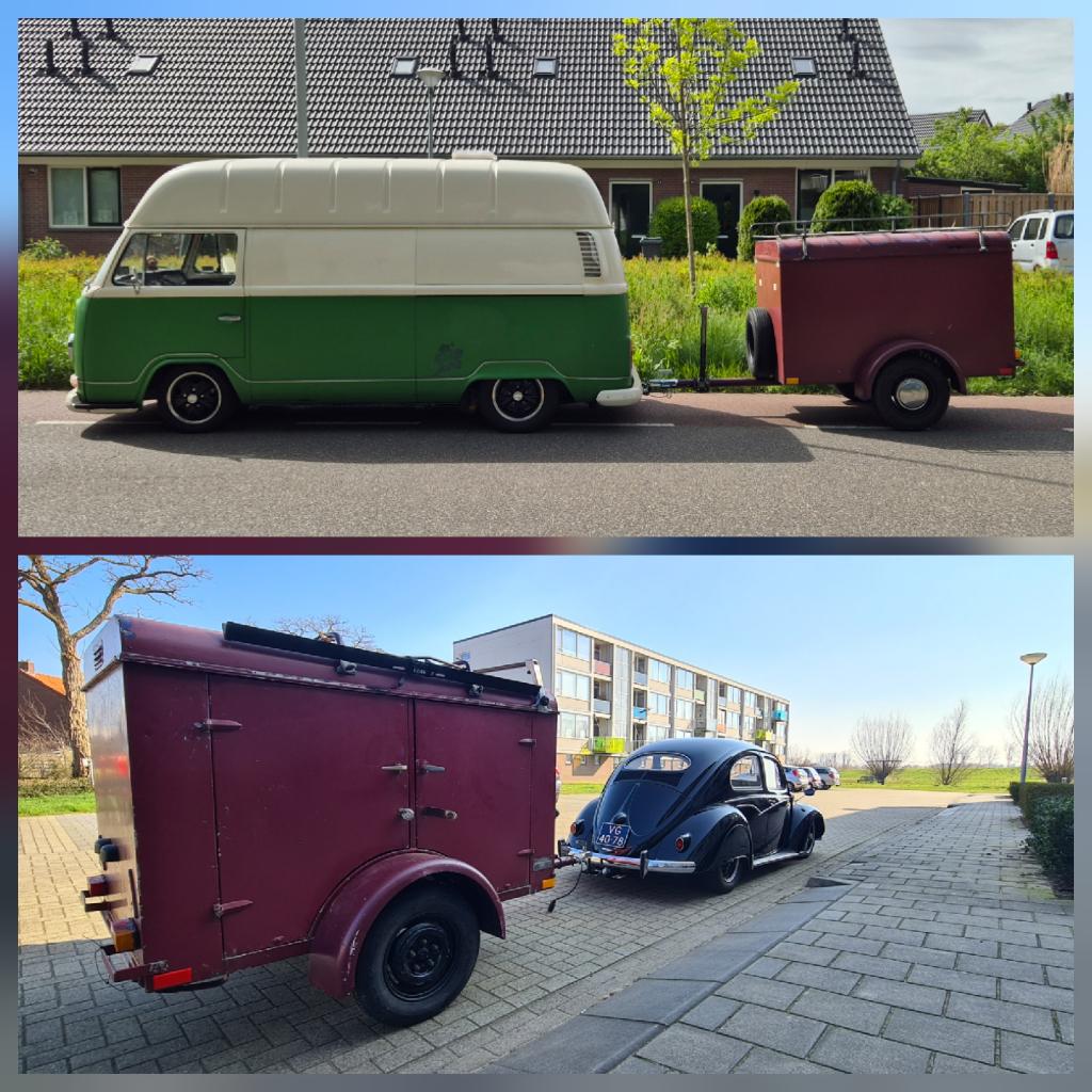 Oldtimer aanhangwagen bagagewagen westfalia, Ophalen, Gebruikt