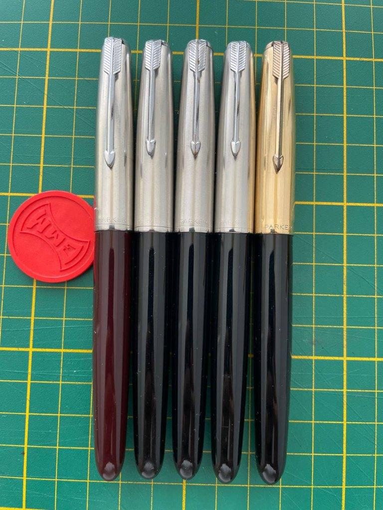 Parker 51 Aerometric Fountain Pens Lot, Ophalen of Verzenden, Parker