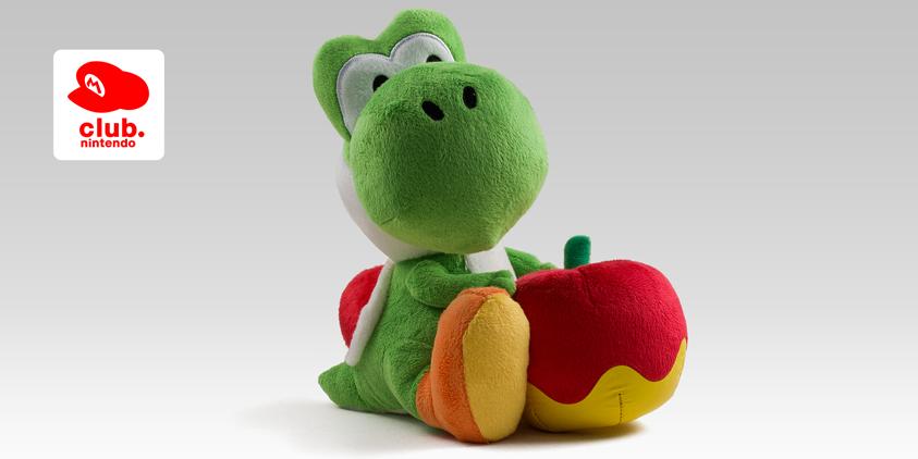 Club Nintendo - Yoshi knuffel, Groen, Dinosaurus, Nieuw, Ophalen of Verzenden