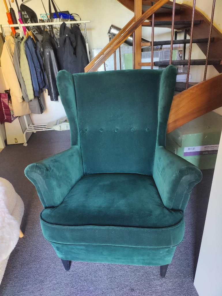 IKEA Strandmon fauteuil hoboken, Ophalen, Zo goed als nieuw