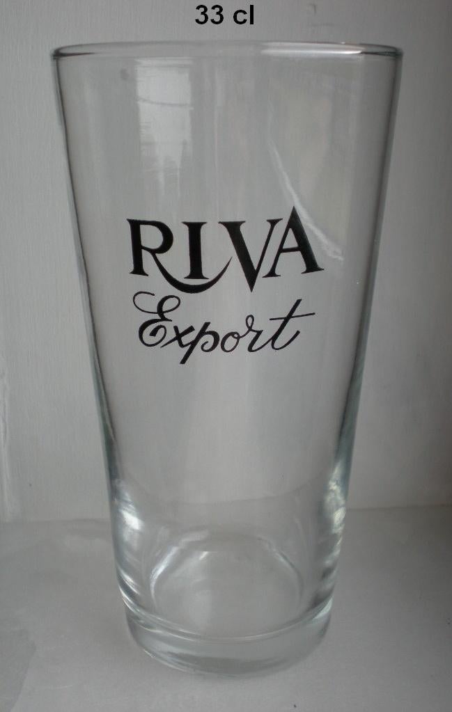 RIVA export, Verzamelen, Biermerken, Ophalen of Verzenden, Zo goed als nieuw, Glas of Glazen