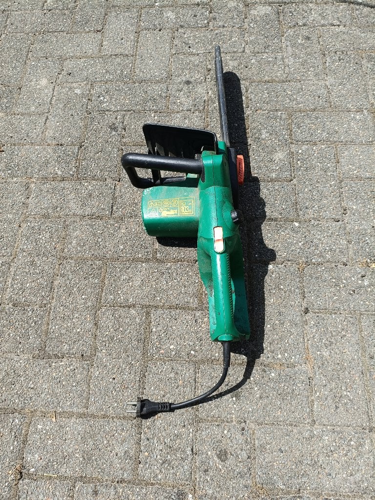 Kettingzaag, Ophalen, Gebruikt, Elektrisch