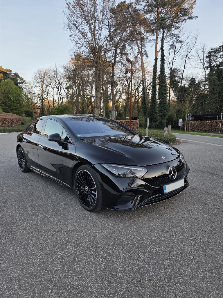 Mercedes EQE 350+ ,pano dak,lucht vering !! VERLAAGDE PRIJS!, Auto's, Automaat, Achterwielaandrijving, Leder en Stof, Zwart