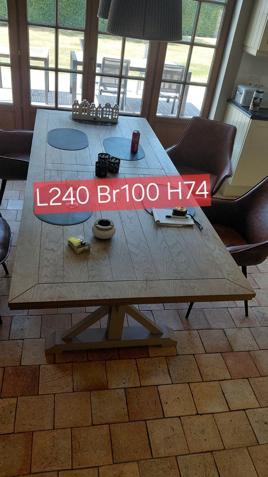 eettafel, Ophalen